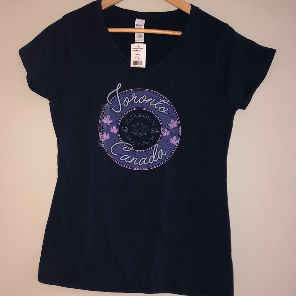Goldman TORONTO Canada Navy Tshirt